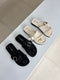 Buckle Multi Straps Slid On Sliders